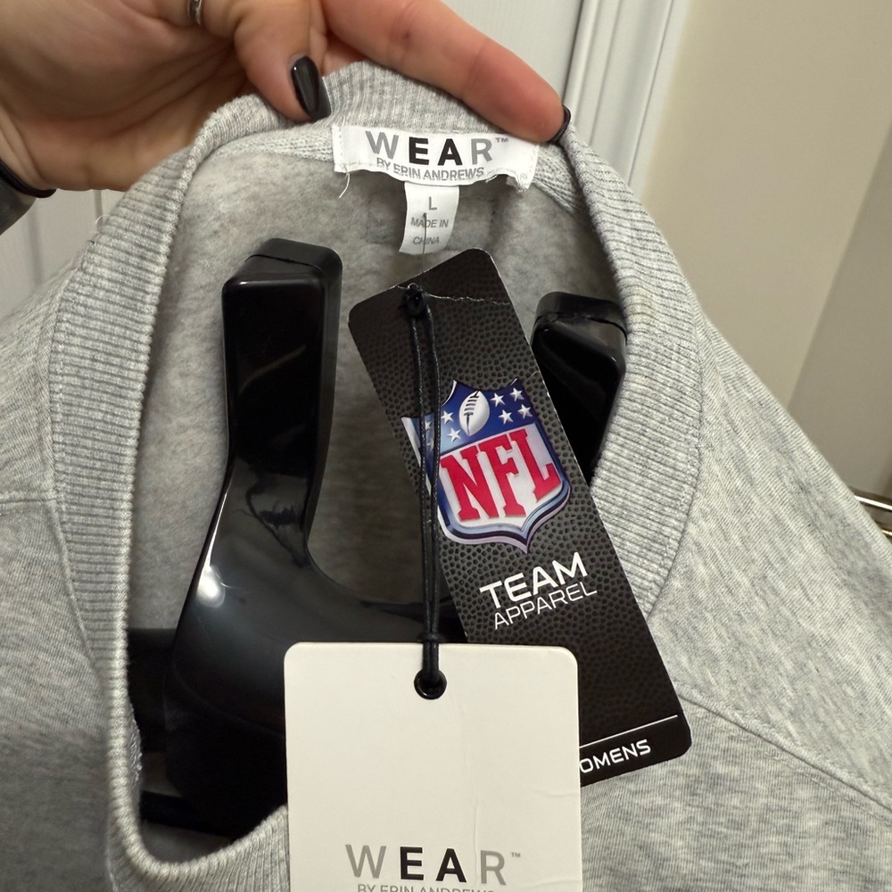NFL Gray Crew Neck Sweater - Picture 3 of 4